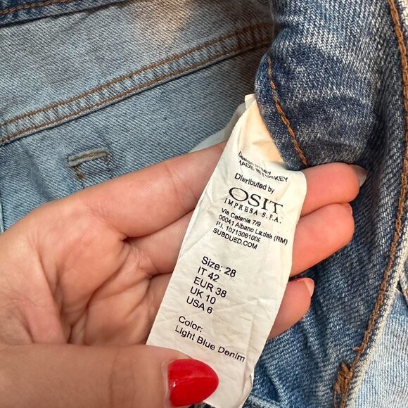 Subdued Women's Blue Jeans - Picture 3 of 4